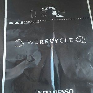 Nespresso Coffee Pods Capsules Recycling Bag-Postage Paid Label-UPS Drop Off